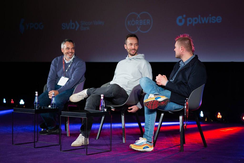 OMR Podcast Live Recording with Philipp Westermeyer, Dr. Florian Heinemann, and Sascha Lobo