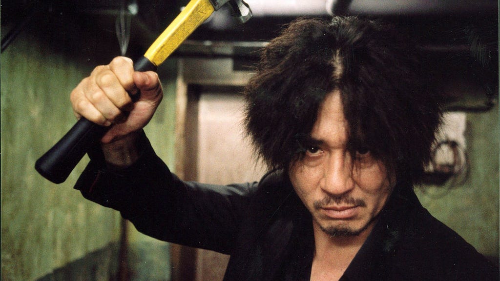 Choi Min-sik plays OldBoy with ferocious intensity.