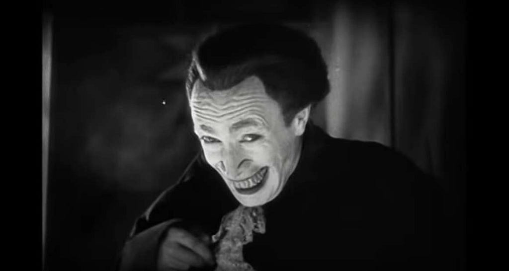 Conrad Veidt as Gwynplaine in The Man Who Laughs (1928)