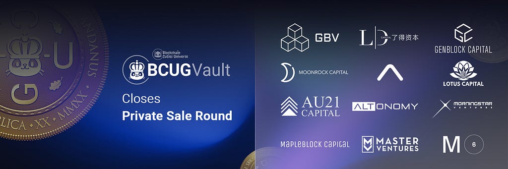 BCUG Vault Successfully Closes it’s Private Sale Round