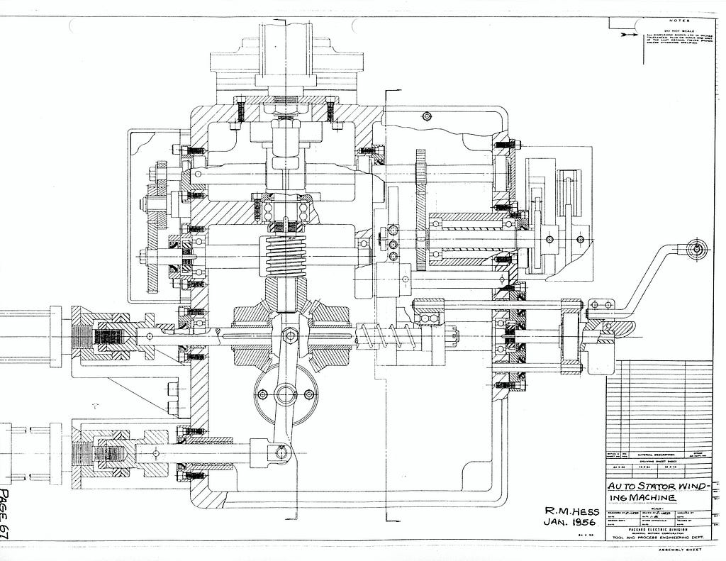 Technical illustration of a mechanical gadget I don’t understand but do know is complicated and needs careful, holistic maintenance!