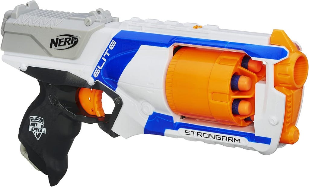 NERF N Strike Elite Strongarm Toy Blaster with Rotating Barrel (Amazon Exclusive)