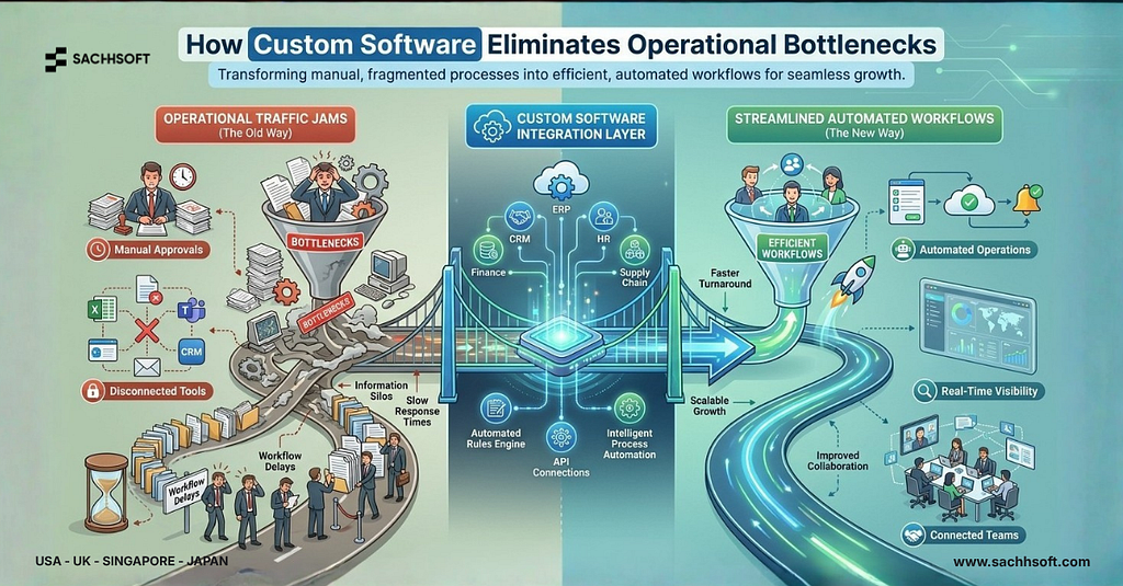 How Custom Software Eliminates Operational Bottlenecks