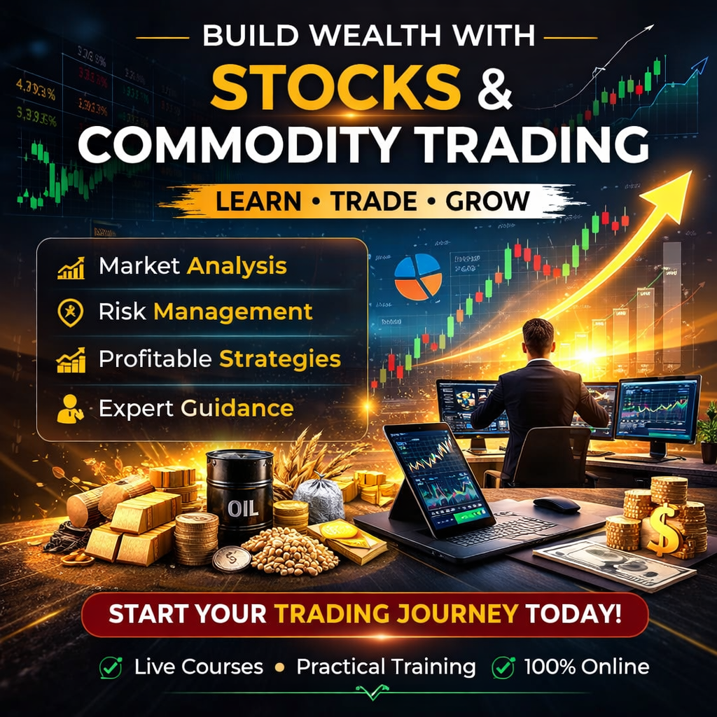 Build Wealth with Stocks & Commodity Trading