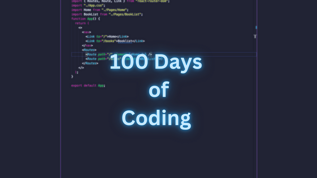 100 Days of Code Cover Image