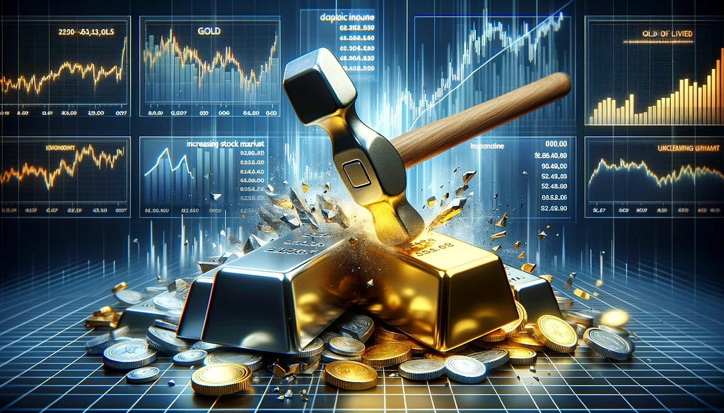 Gold & Silver Get Slammed on Positive Economic Reports