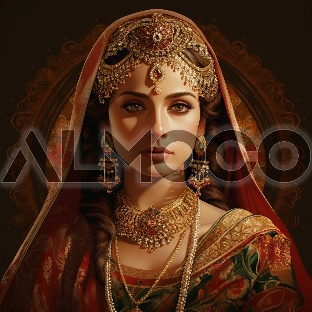 majestic Mughal queen