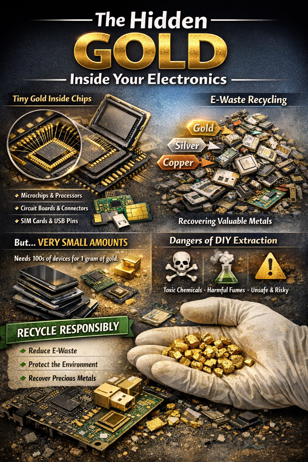 The Hidden Gold Inside Modern Technology: