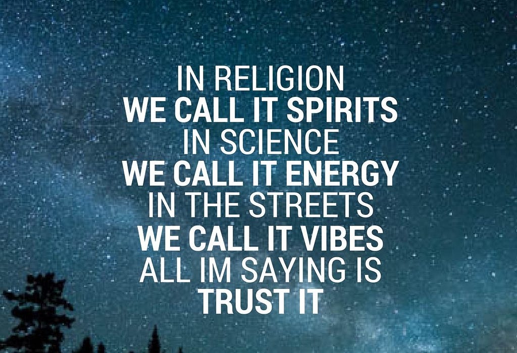 Trust the vibes image, by @TheRastaViking on twitter