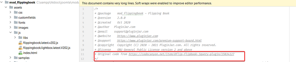 flipping book module copied the code from dflip (dearflip)