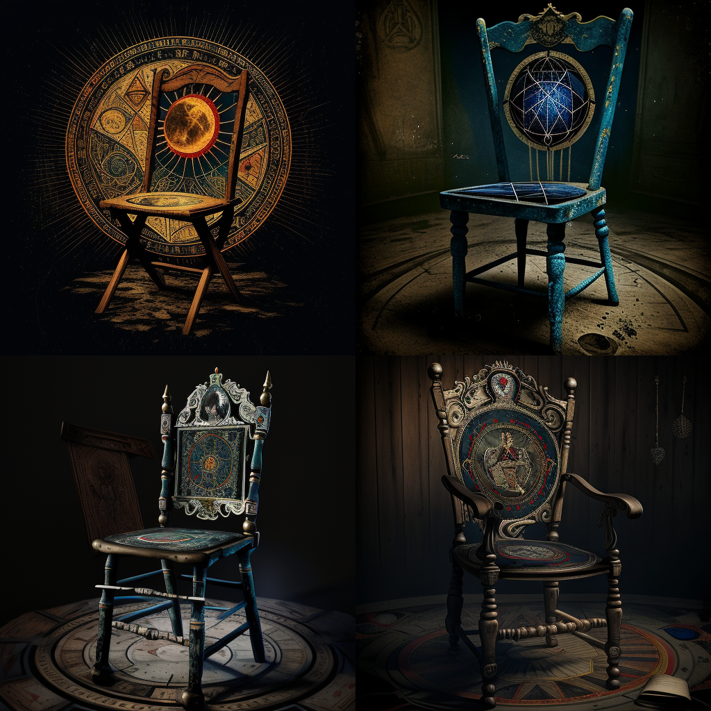 chair, tarot