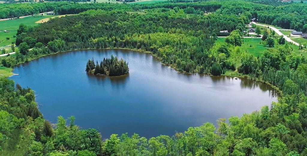 all year round lakefront less than 2 hours from Toronto surrounded by trees and natural beatuty