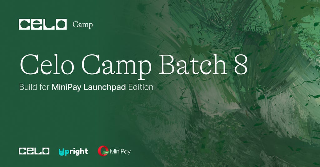 Introducing Celo Camp Batch 8 Winners