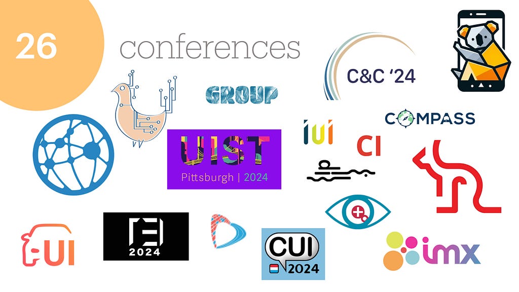 We have 26 conferences, and are continuing to grow.