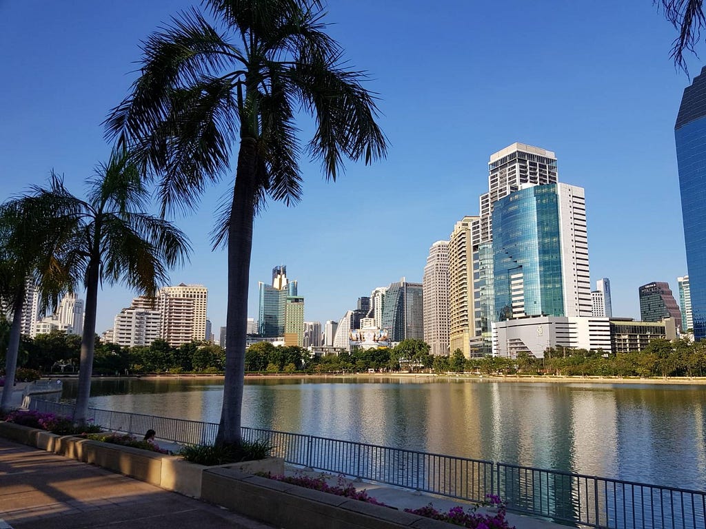 Skyline near Benchakitti Park