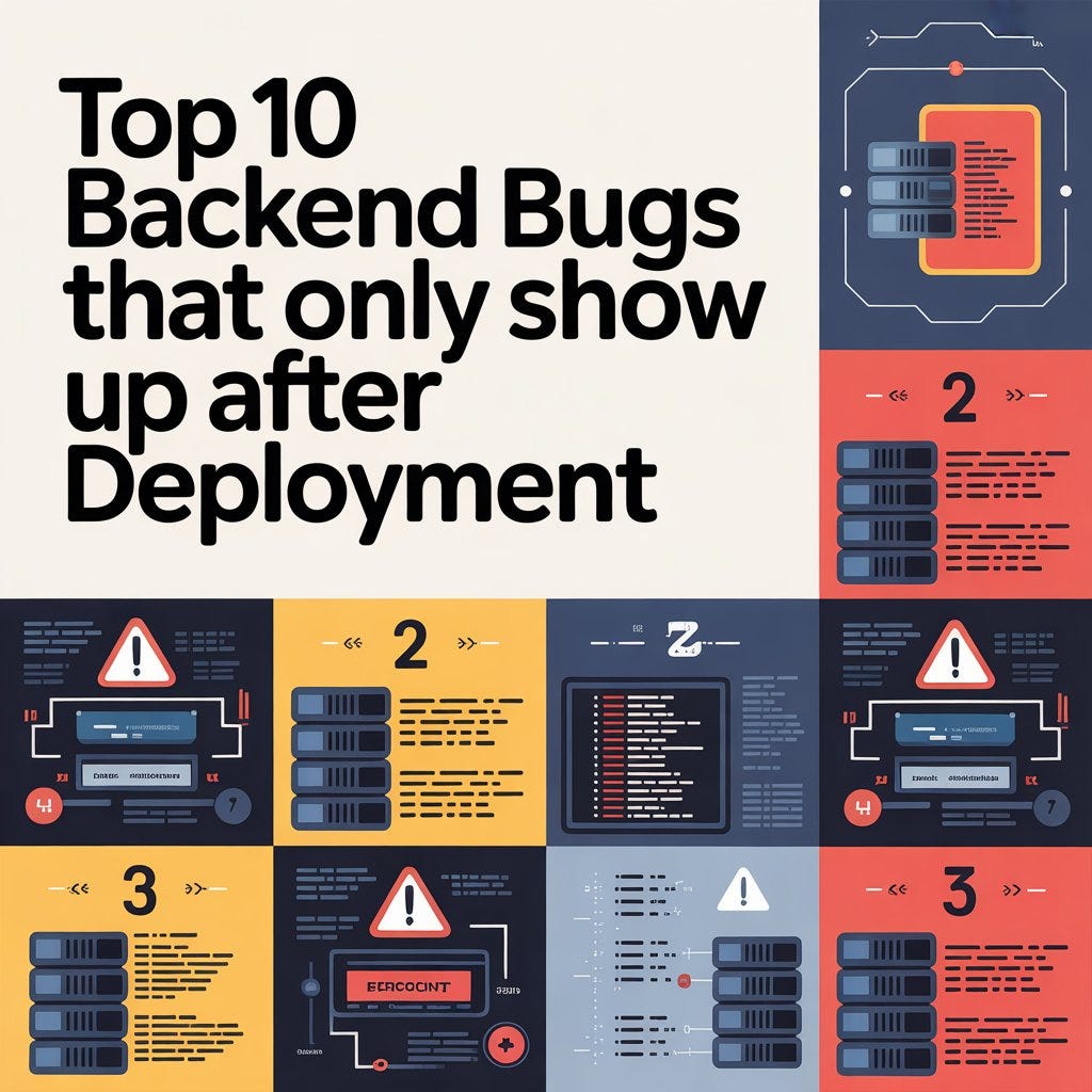 Top 10 Backend Bugs That Only Show Up After Deployment