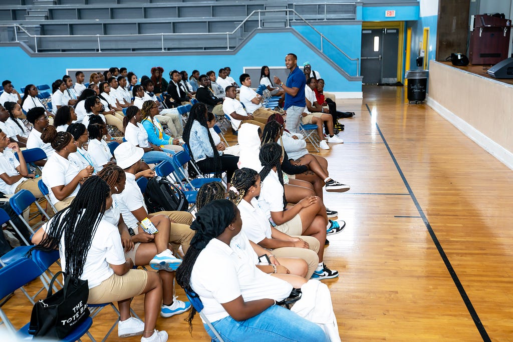 Jason Gibson leading a First Generation Student Workshop at Southern University in Baton Rouge, LA.