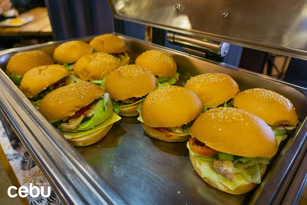Burgers at the Dining Hall