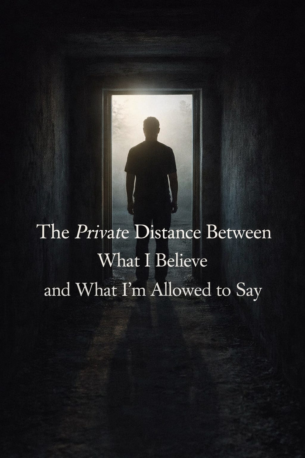 The Private Distance Between What I Believe and What I’m Allowed to Say