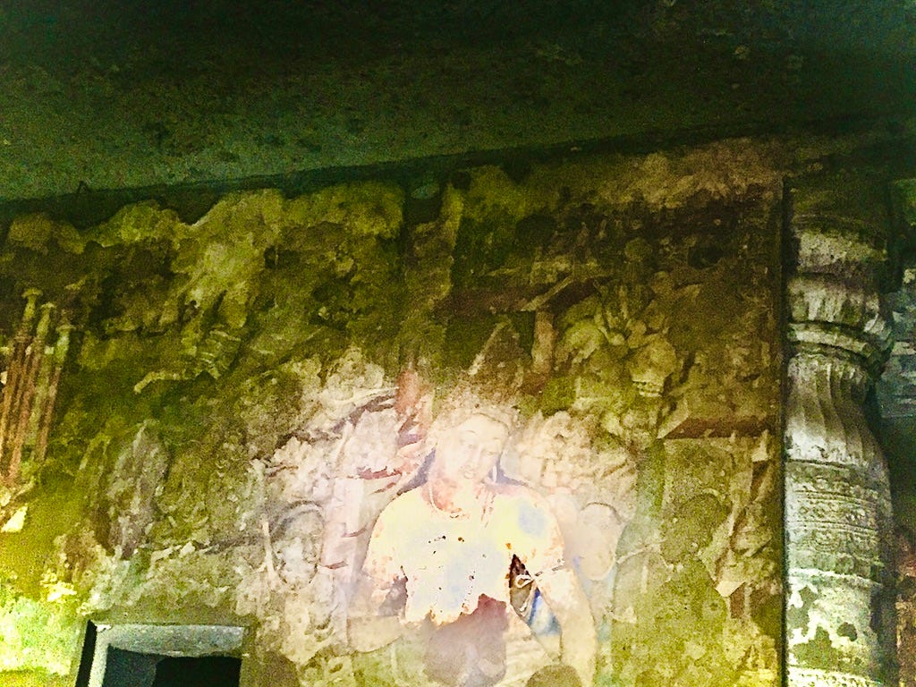 Ajanta caves, tracing my roots, poem