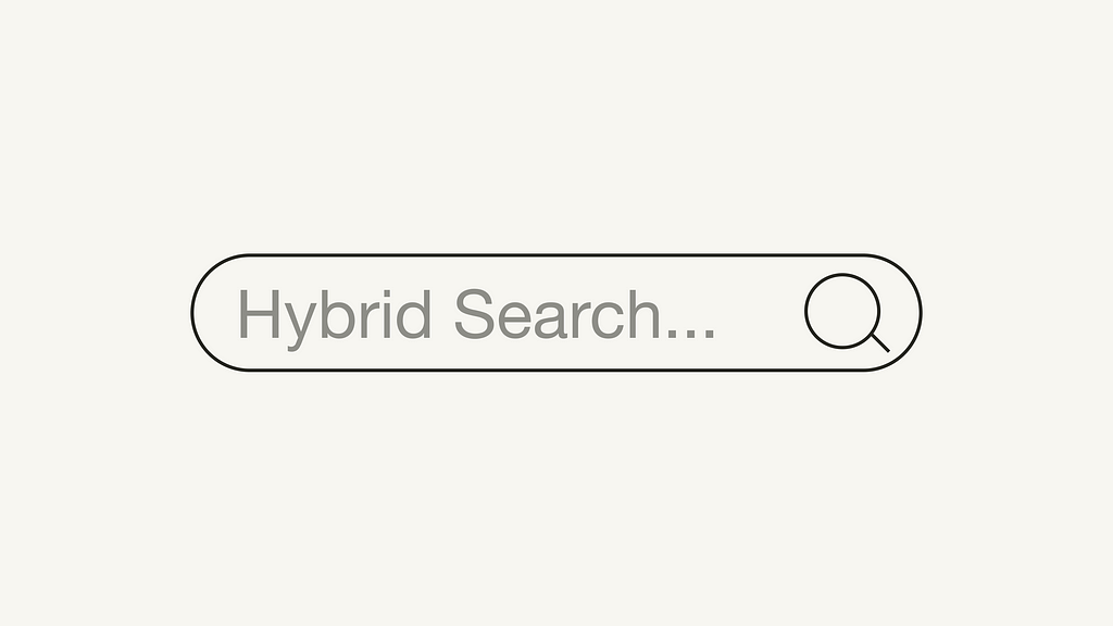 hybrid search bar