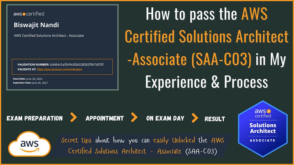 SAA-C03  SAAC03  SAA C03    what is a solutions architect  aws solutions architect exam  solutions architect associate  solutions architect amazon  aws certified solutions architect — associate  How to pass the AWS Certified Solutions Architect -Associate (SAA-C03) in My Experience & Process