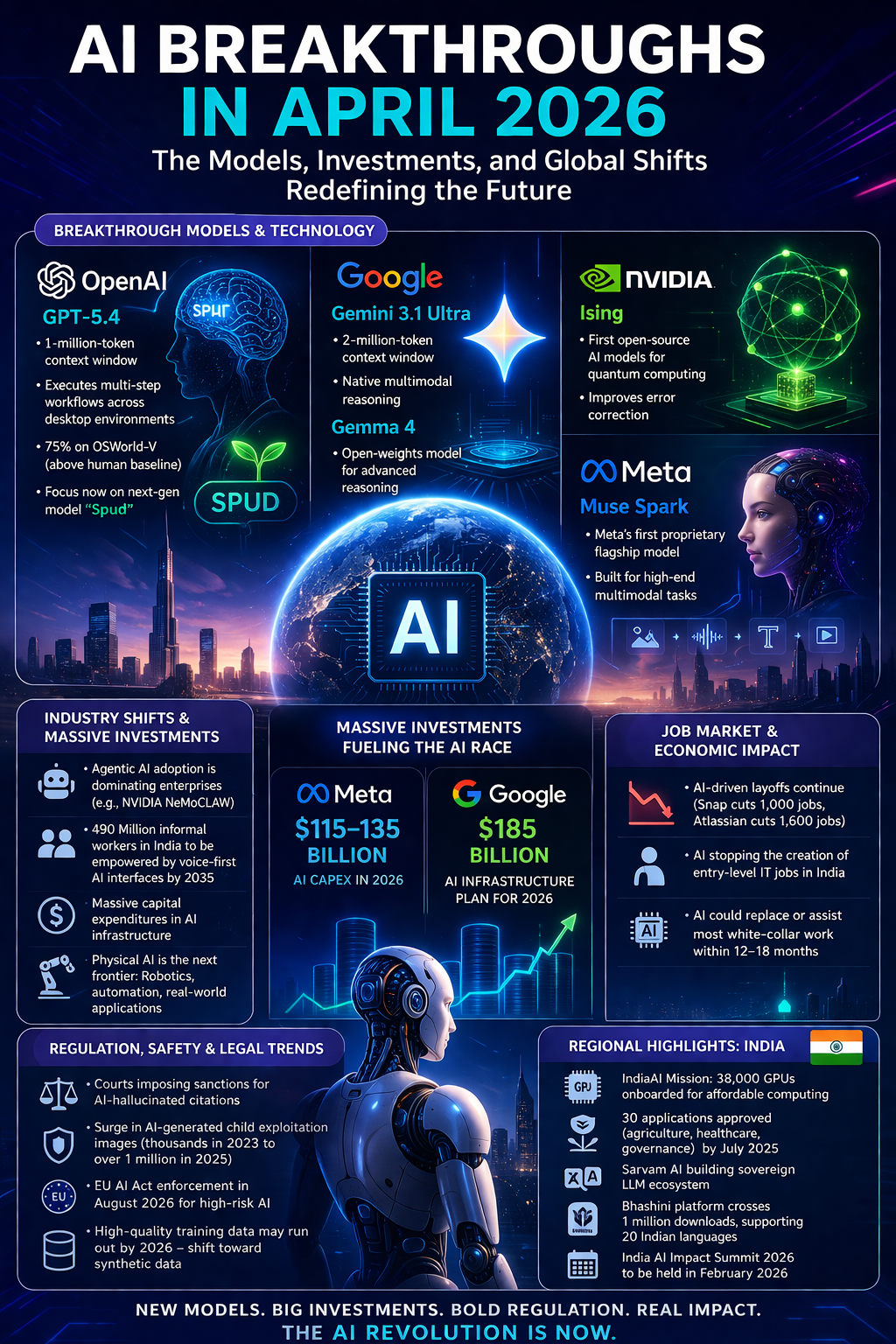AI Breakthroughs in April 2026: The Models, Investments, and Global Shifts Redefining the Future