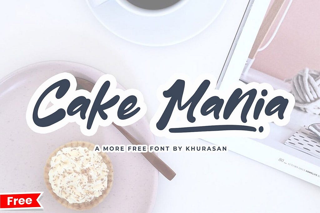 Cake Mania Fancy Font