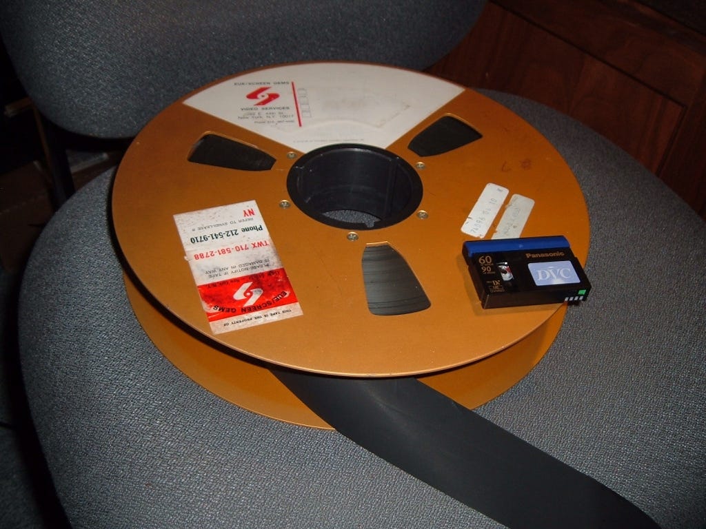2-inch video tape reel