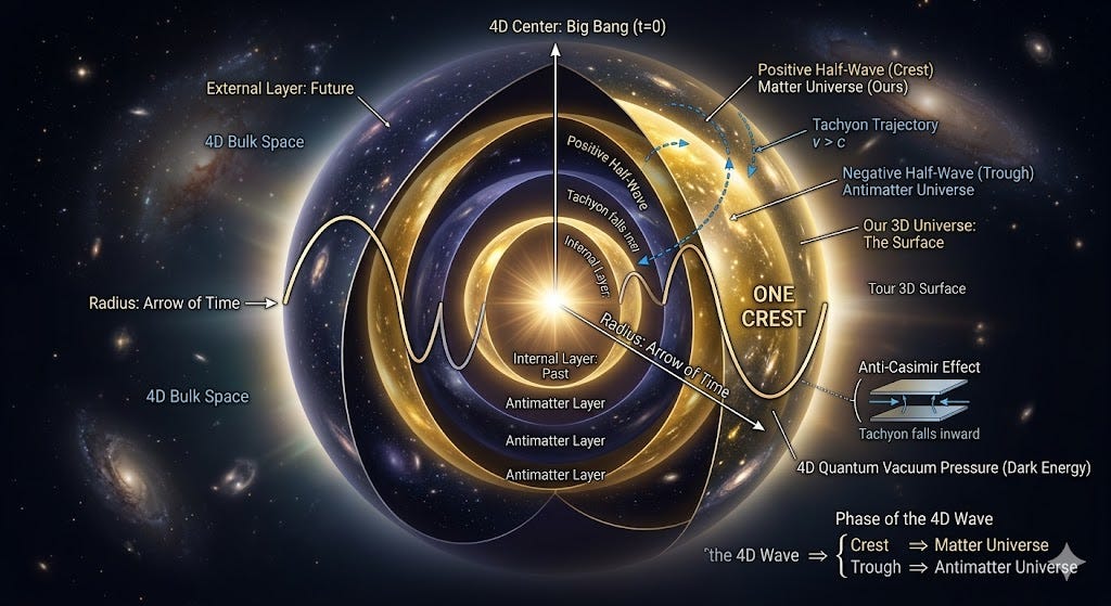 The Hyper-Sphere Universe: Rethinking Time Tachyons and Dark Energy Th The Hyper-Sphere Universe: Rethinking Time Tachyons and Dark Energy Th