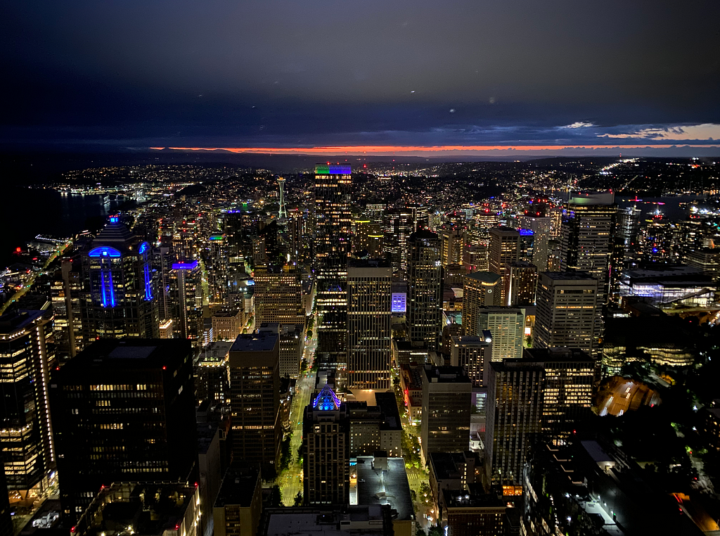 View from tallest Seattle building