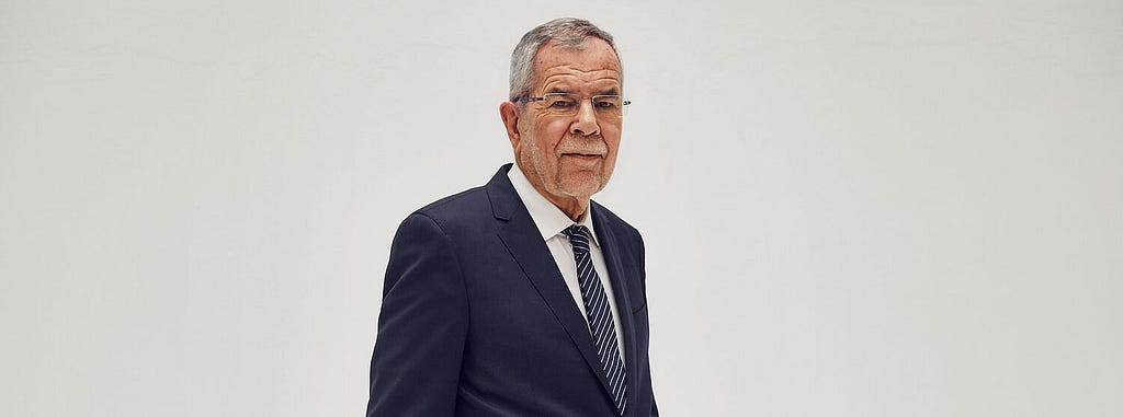 Current Austrian president Alexander Van Der Bellen