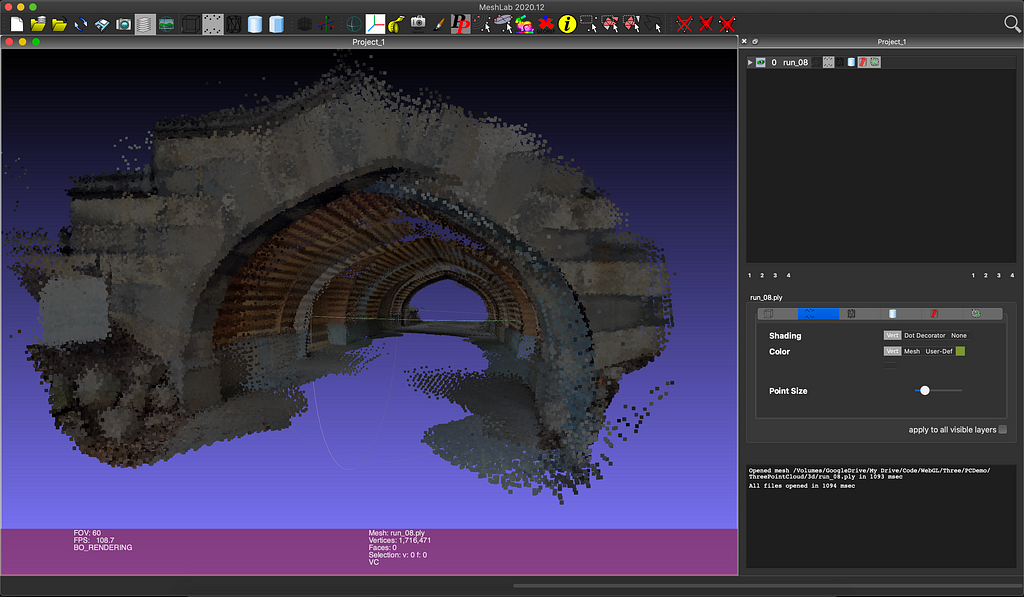 Using MeshLab to simplify my mesh that has almost 2 million vertices!