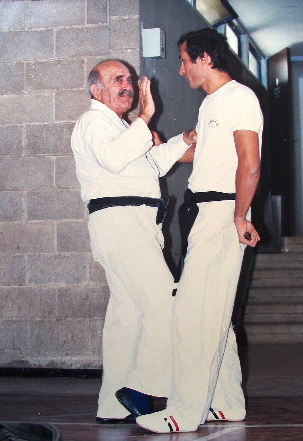 Grand Master Imi Lichtenfeld and Yaron Lichtenstein