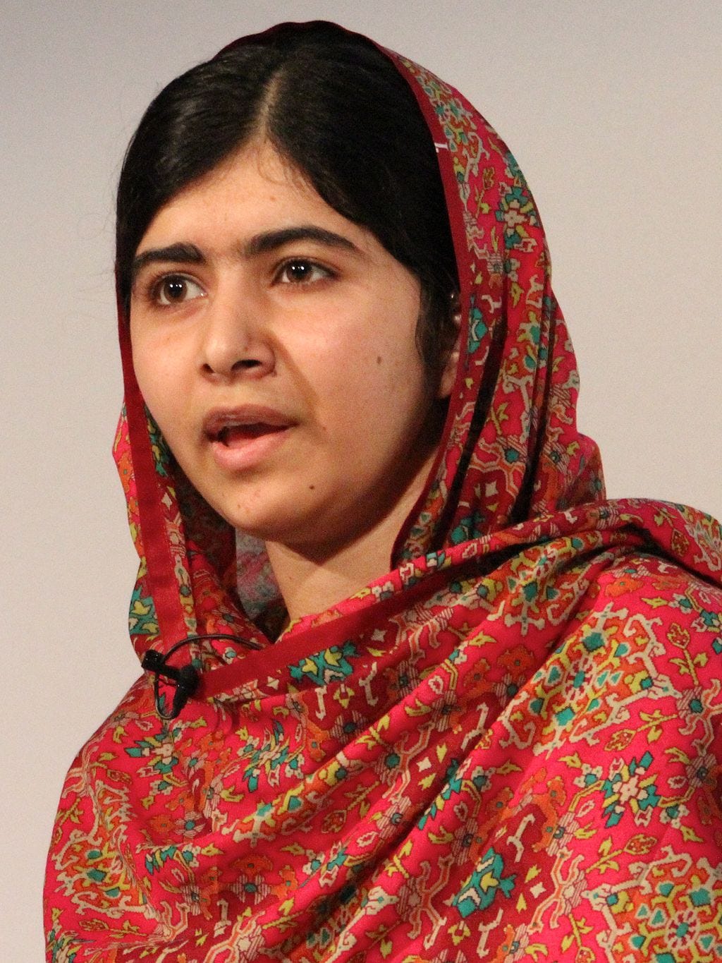 Malala speaking