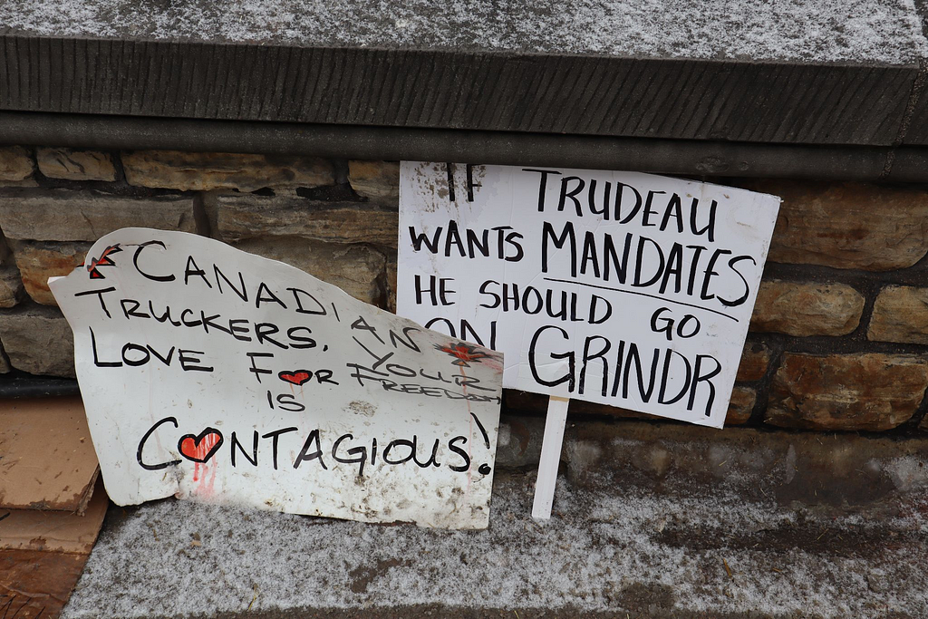 “If Trudeau wants mandates he should go on Grindr”