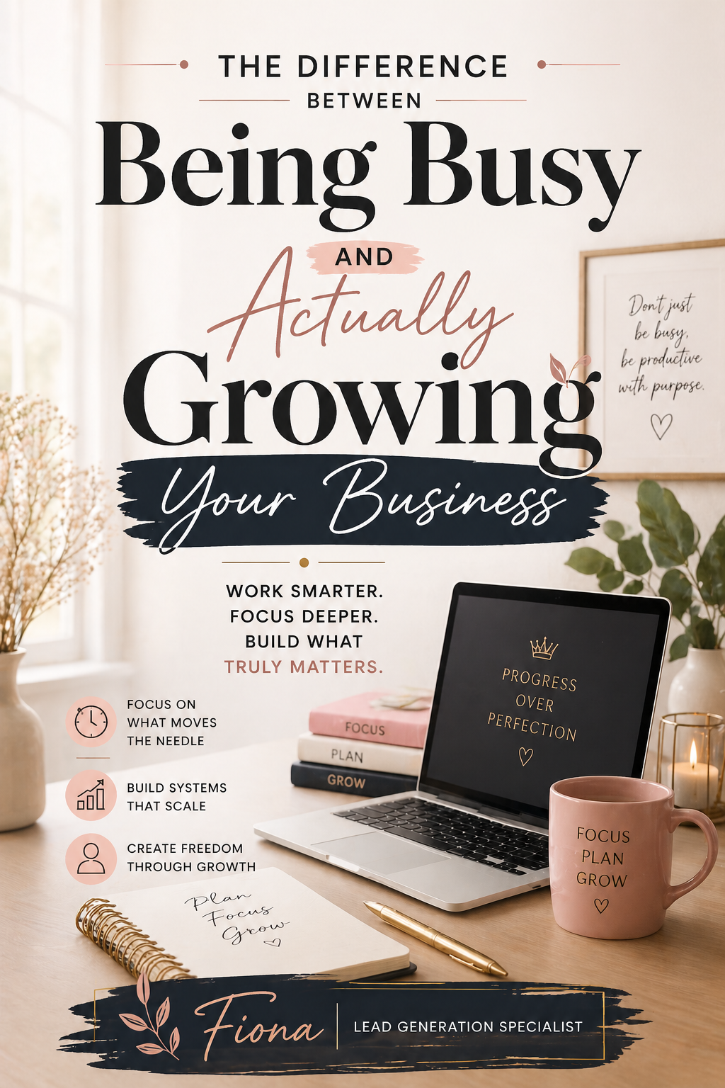 The Difference Between Being Busy and Actually Growing Your Business