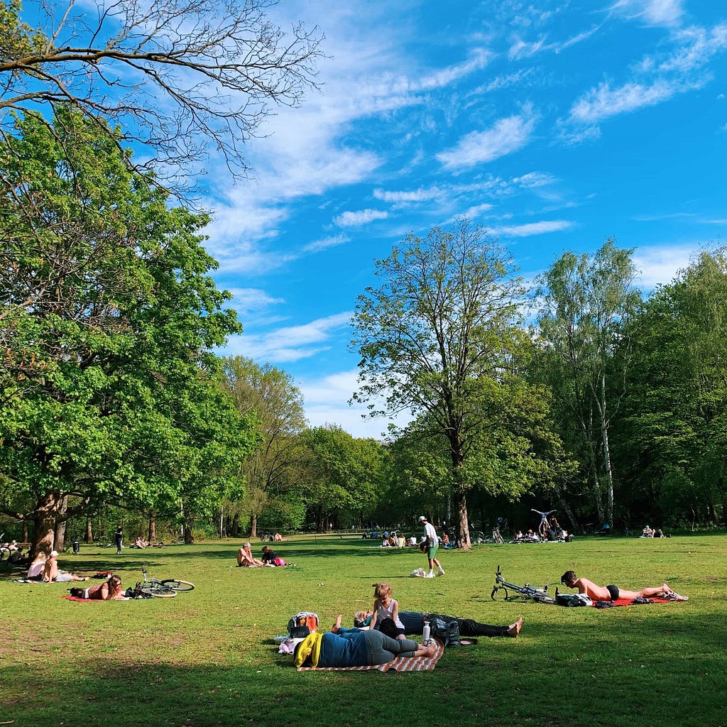 Tiergarten’da bir yaz günü