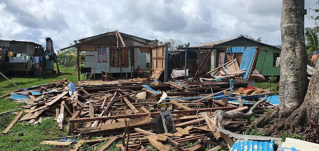 Recovery efforts on Fiji, after Cyclone Yasa swept through the island nation aided by the United Nations Development Program’s Pacific Office, January 2021.