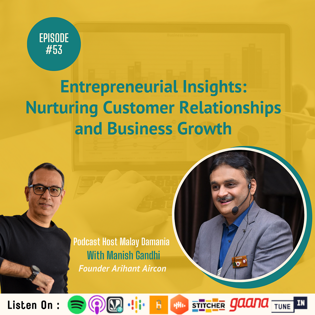 Unveiling entrepreneur insights with Manish Gandhi: proactive engagement, challenge acceptance, offline impact, networking, consistent client relations for business triumph.