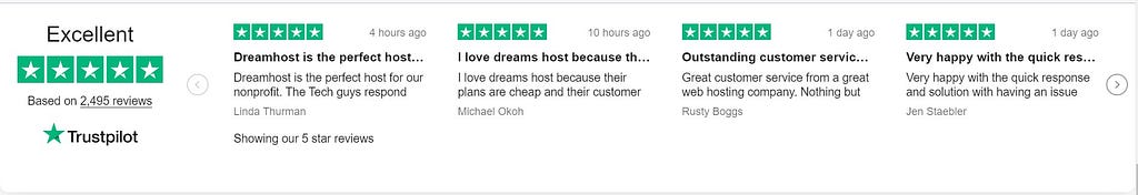 Dreamhost User Reviews