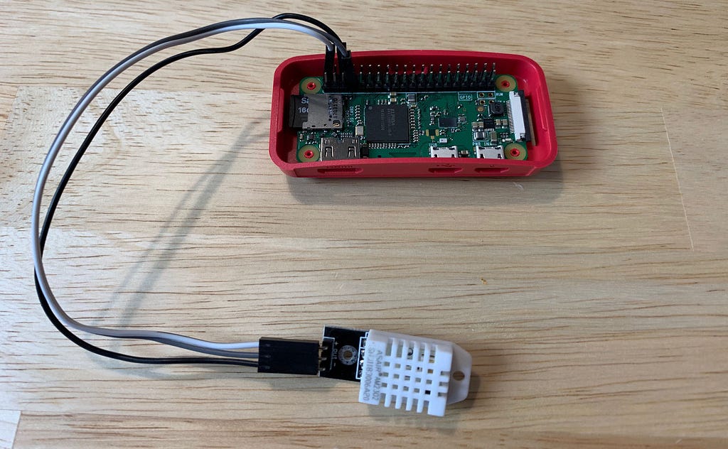 Raspberry Pi Zero Network Temperature Sensor