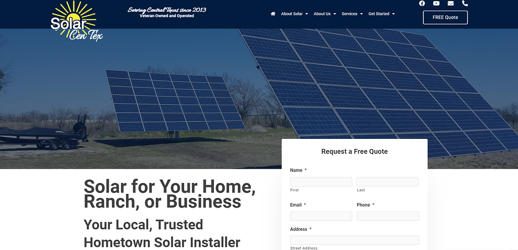 Solar CenTex home page