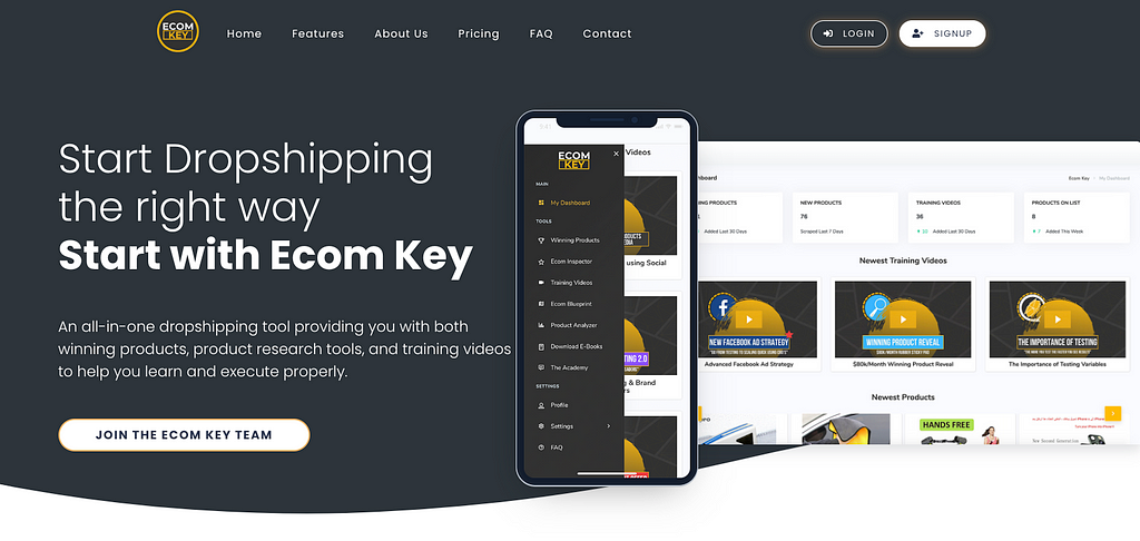 Ecom Key Website