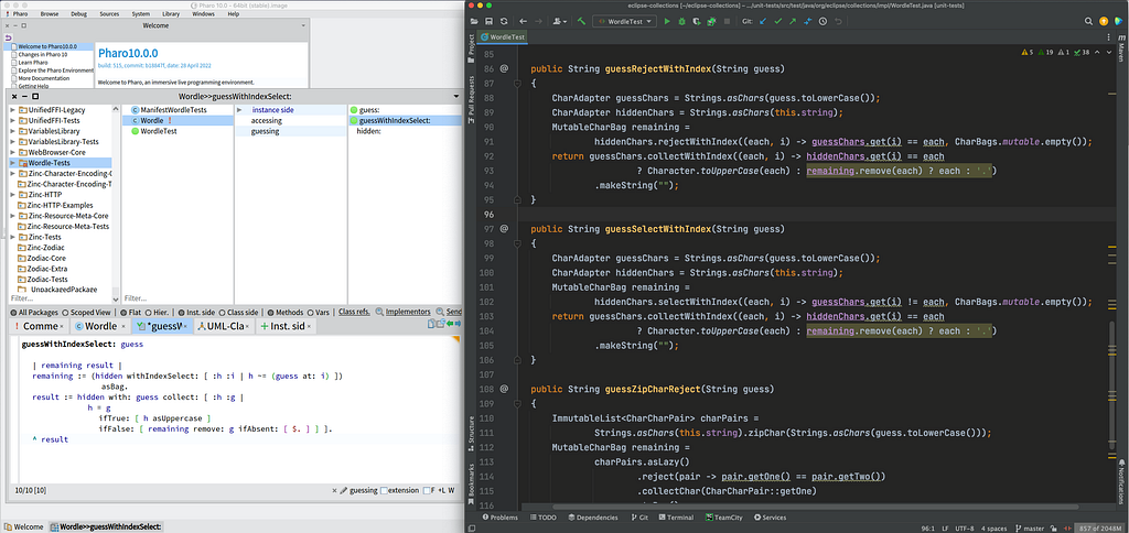Pharo 10.0 and Intellij IDEA 2022.1