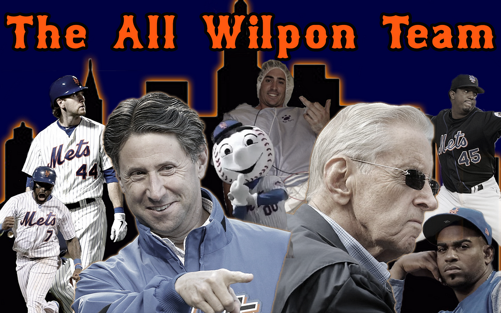 The All-Wilpon Team graphic, featuring players from across the Wilpon era