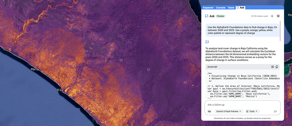 Google Earth and Earth Engine - Medium - Accelerate Geospatial Coding with AI in Google Earth Engine