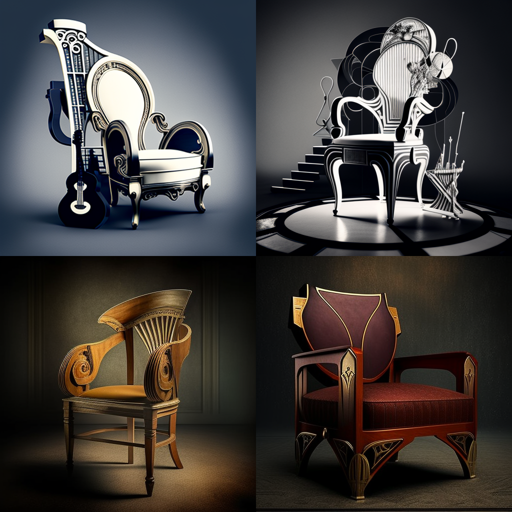 chairs, jazz age