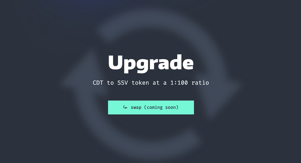 SSV upgrade — What’s next