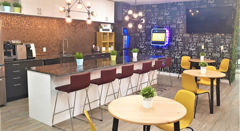 Touchdown Coworking Space Shared Kitchen